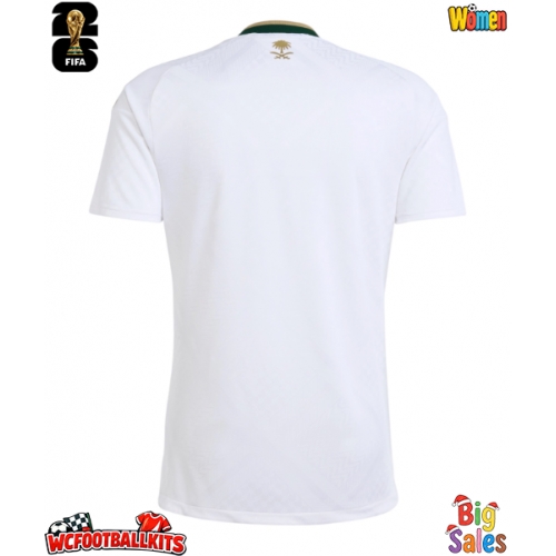 Saudi Arabia Replica Away Stadium Shirt for Women World Cup 2026 Short Sleeve